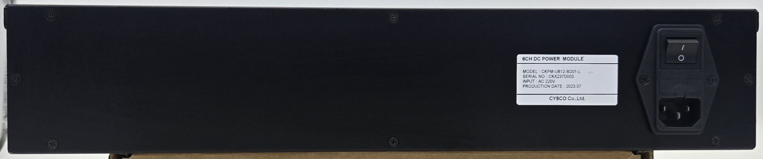 6 ch DC back